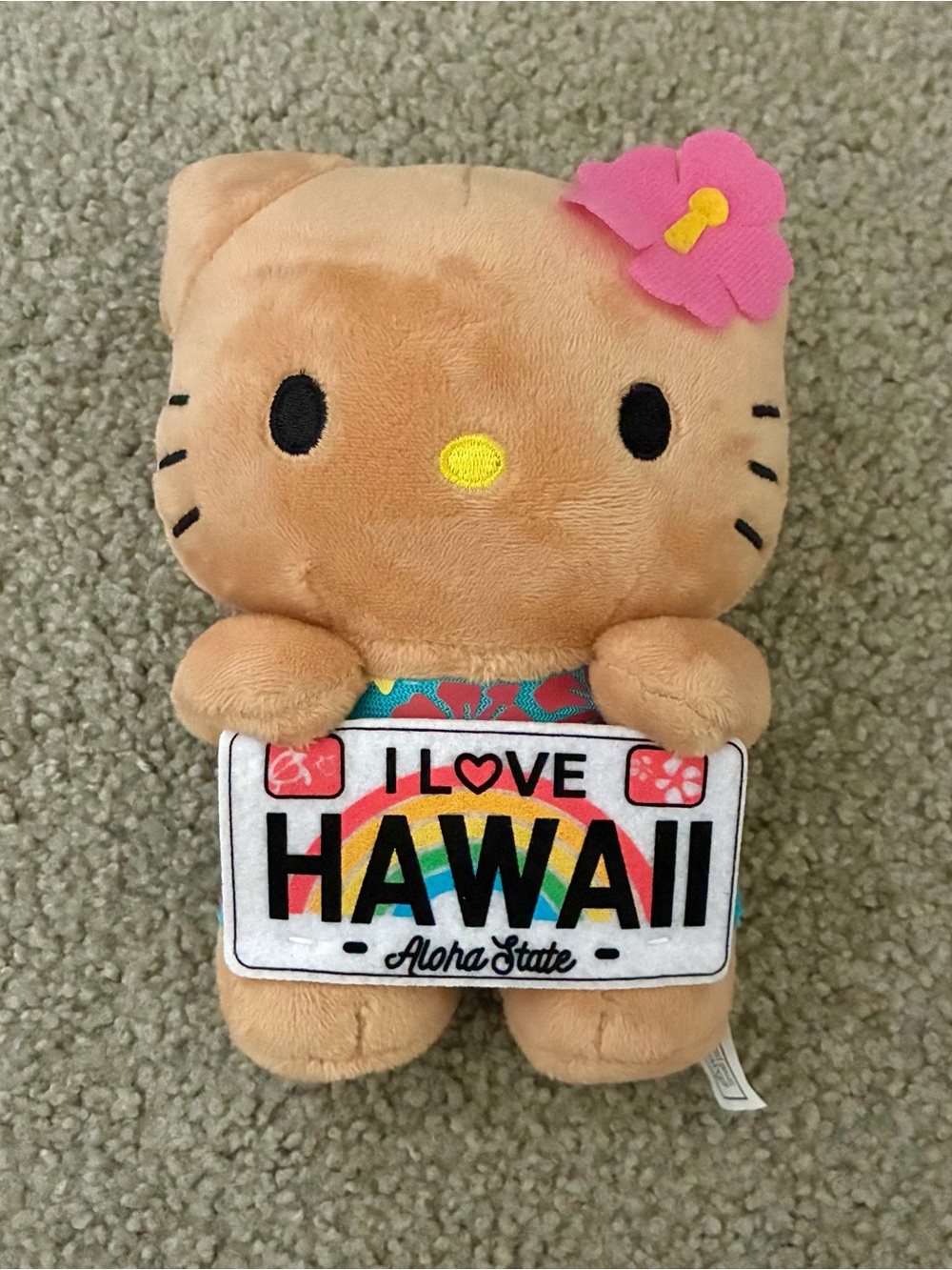 Hello Kitty I love Hawaii plush